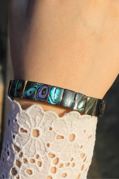 Abalon Siyah Sedef Rolex Bileklik (ÖZEL ÜRÜN)