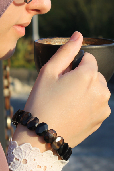 Berra Göz Akik Rolex Bileklik