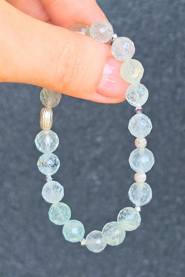 Jolie Topaz Doğal Taş Tasarım Bileklik-2 925 Ayar Gümüş