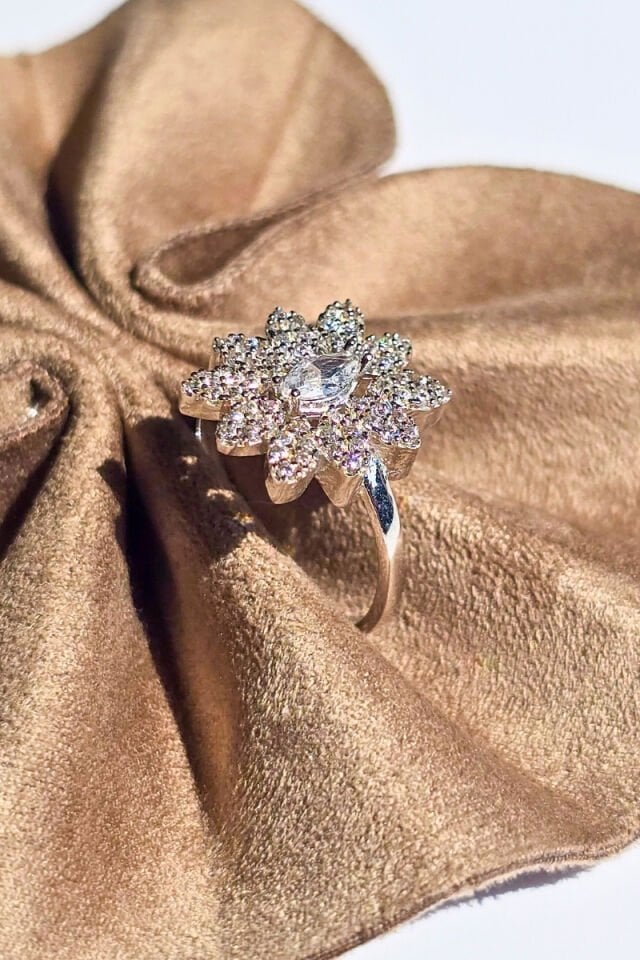 Taşlı Model Yüzük - 925 Ayar Gümüş 07