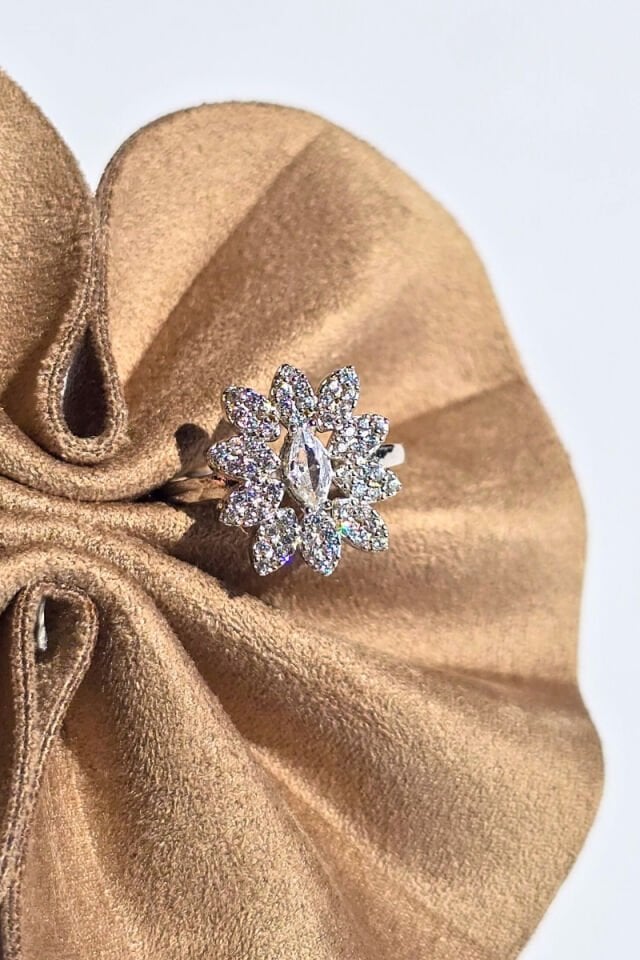 Taşlı Model Yüzük - 925 Ayar Gümüş 07