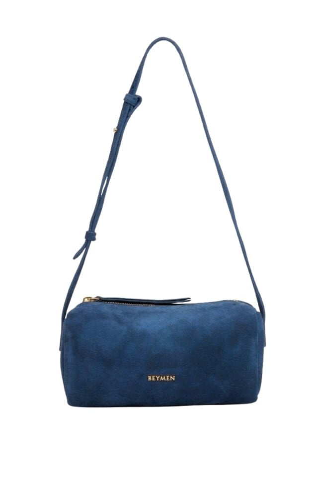 BEYMN Voyage Kadın Süet Omuz Çantası - Indigo