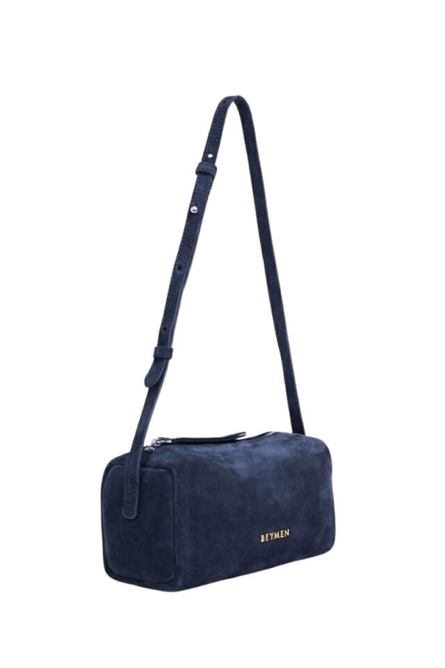 BEYMN Voyage Kadın Süet Omuz Çantası - Indigo