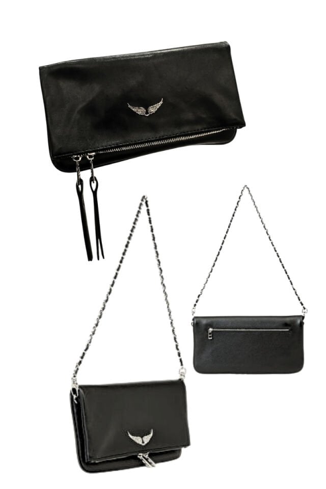 Zadig & Voltaire Rock Kadın Çanta - Gümüş Siyah