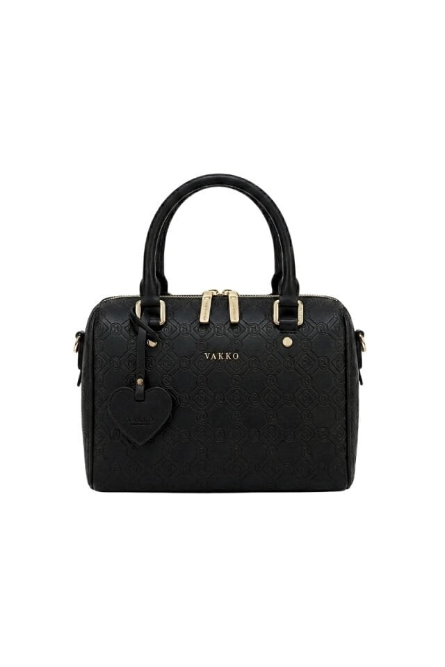 VKKO Speedy Siyah Sıcak Baskı Monogram Çanta 20 cm