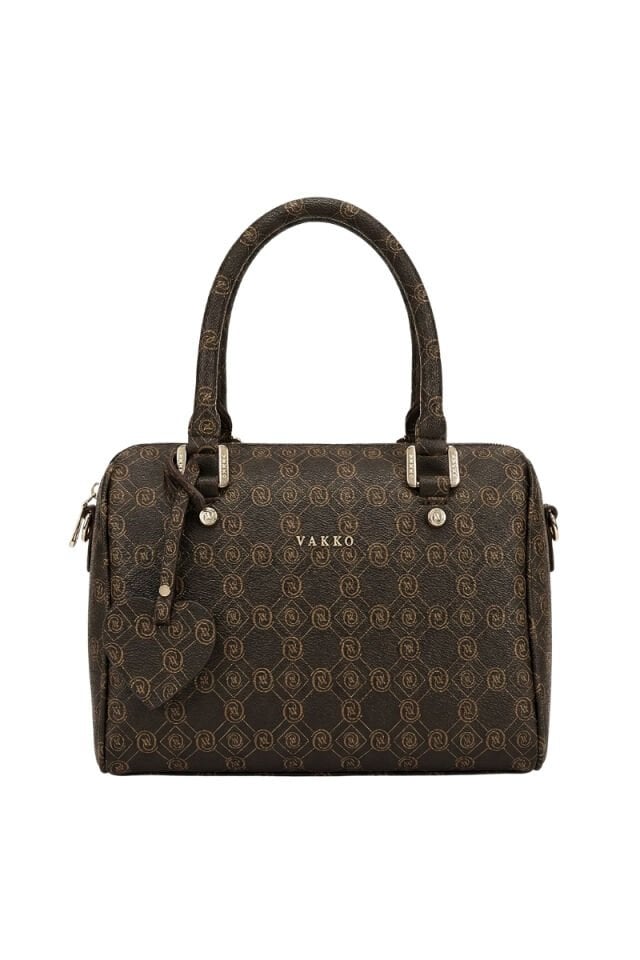 VKKO Speedy Büyük Boy Kahve/Bej Monogram Çanta 25 cm