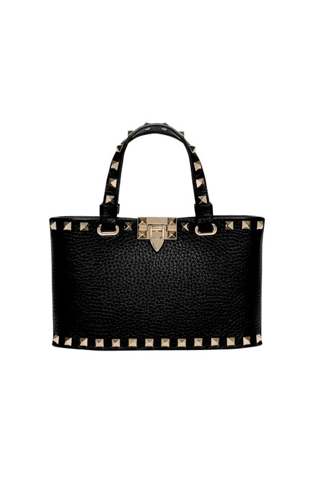 VLTN Garavani Troklu Mini Kadın Çanta - Siyah