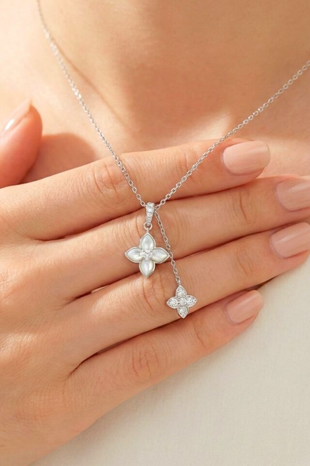 Mevabi Nova 925 Ayar Gümüş Kolye