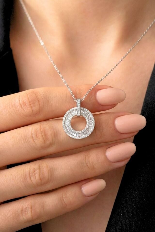 Mevabi Aura 925 Ayar Gümüş Kolye