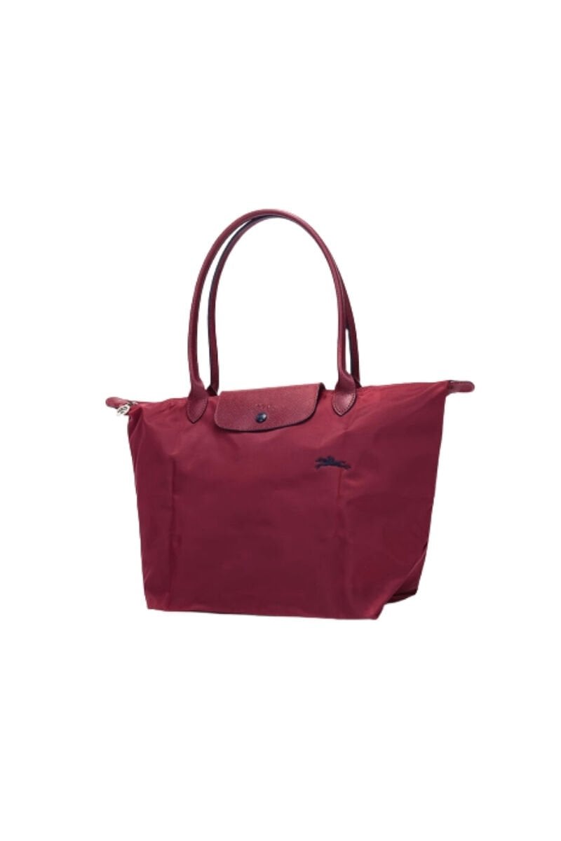 İthal Long.Champ Le Pliage Omuz Çantası M - Bordo