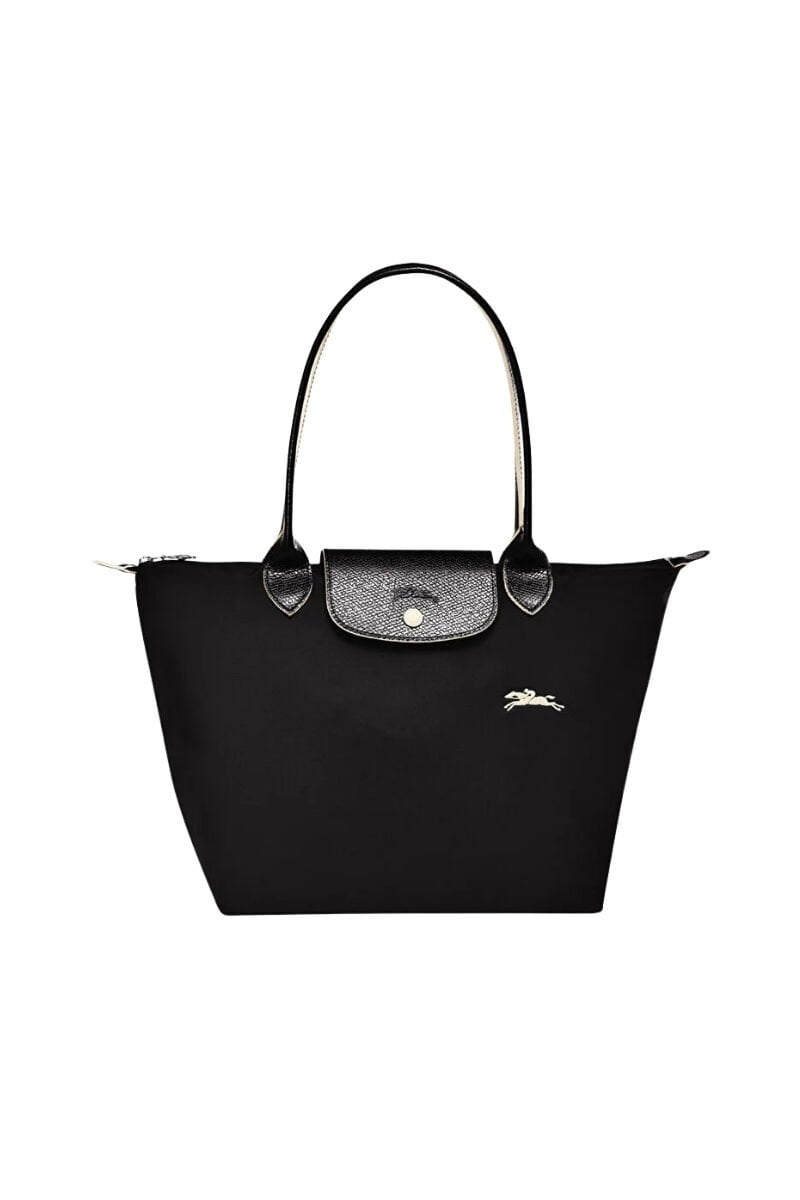 İthal Long.Champ Le Pliage Omuz Çantası M Siyah