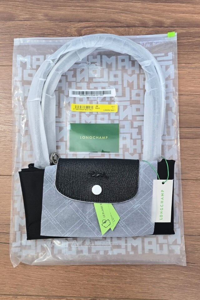 İthal Long.Champ Le Pliage Omuz Çantası M Siyah