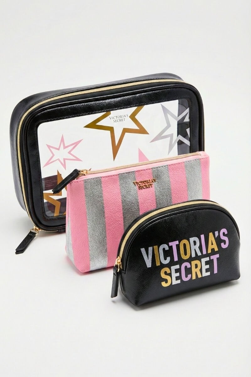 Victoria Secret Beauty To Go Üçlü Makyaj Çantası - 2