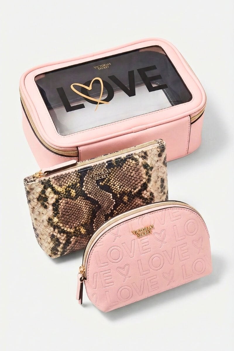 Victoria Secret Beauty To Go Üçlü Makyaj Çantası - 3