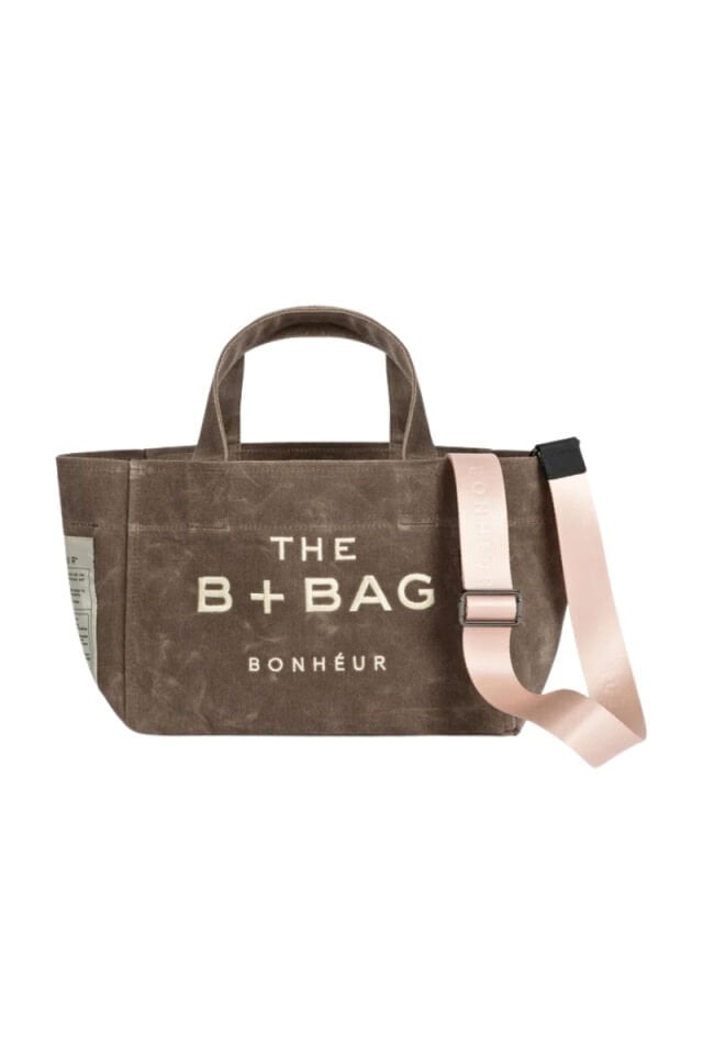 Bonheur Kanvas Chocolate Malt Çanta