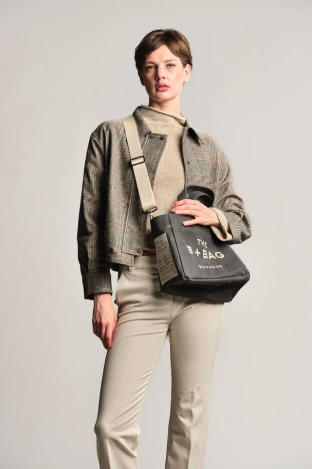 Bonheur Kanvas Milky Green Çanta