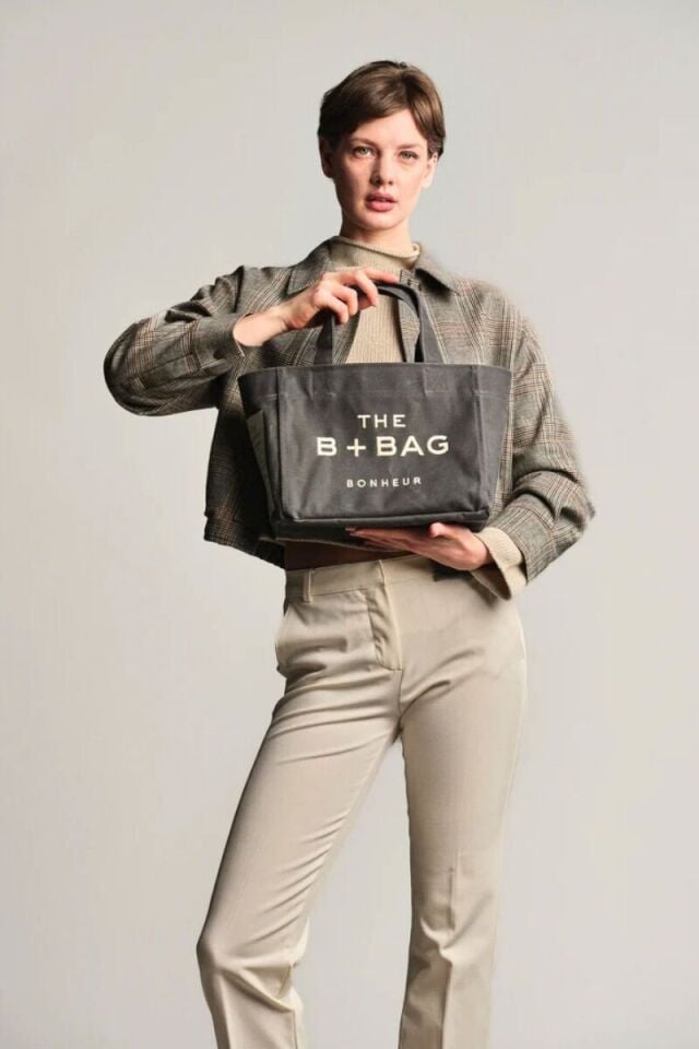 Bonheur Kanvas Leopard Çanta