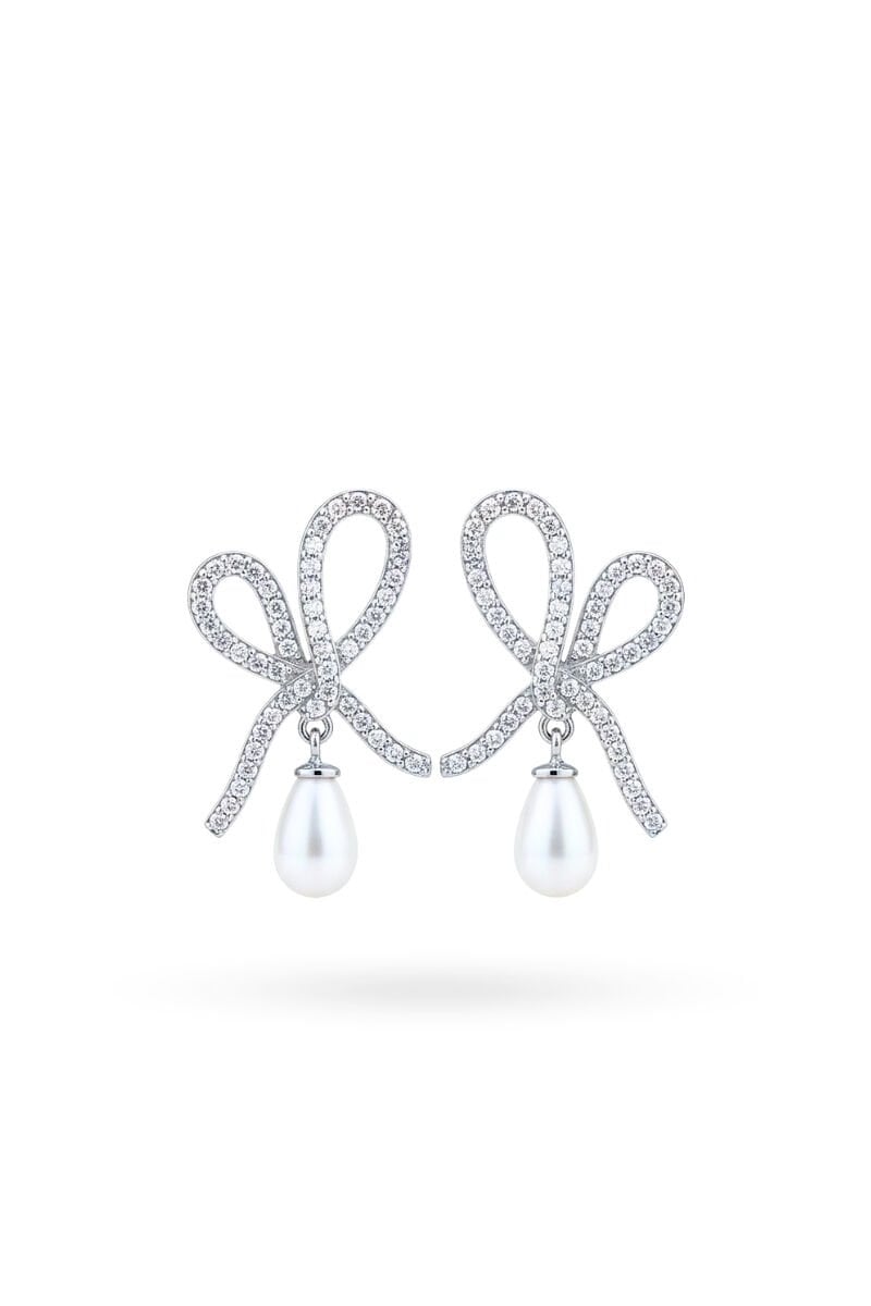 Majori Fiyonk İnci Küpe – 925 Ayar Gümüş 007