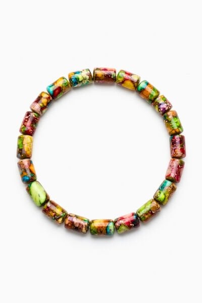 Varisit Doğal Taş Tasarım Bileklik-Renkli