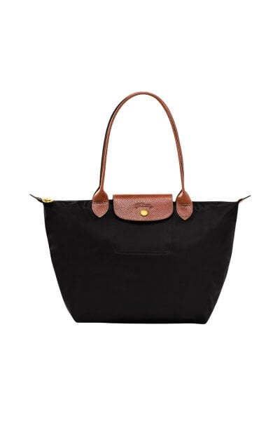 İthal LongChamp Le Pliage Omuz Çantası M Siyah