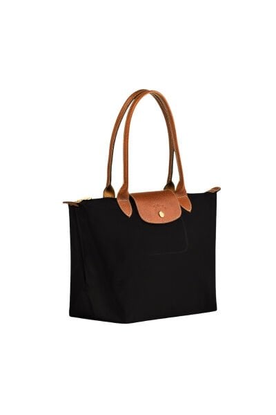 İthal LongChamp Le Pliage Omuz Çantası M Siyah