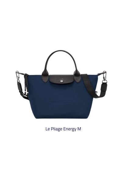 İthal LongChamp Le Pliage Energy El Çantası M Lacivert