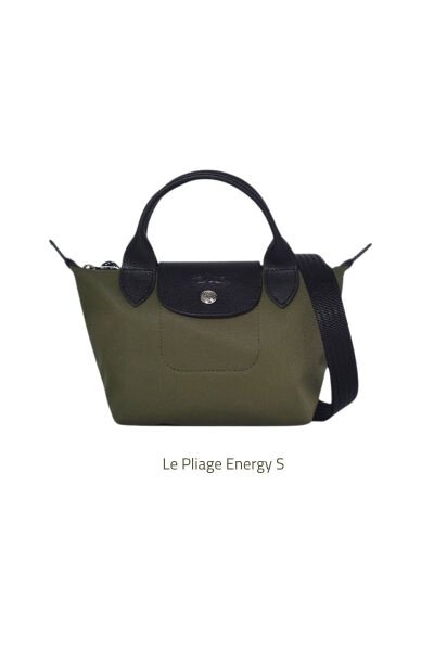 İthal LongChamp Le Pliage Energy El Çantası S Haki