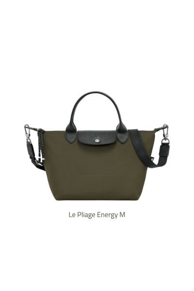 İthal LongChamp Le Pliage Energy El Çantası M Haki